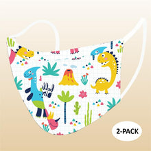 Load image into Gallery viewer, 2 Pack Kids reusable washable Kids Masks