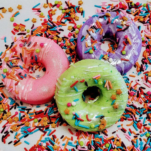 Donut Worry - Be Happy Bath Bomb ( prize inside )
