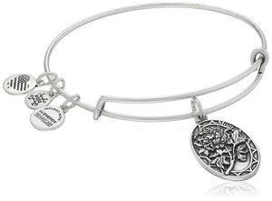Alex and Ani Because I love you, Mom II Expandable Rafaelian Silver Bracelet
