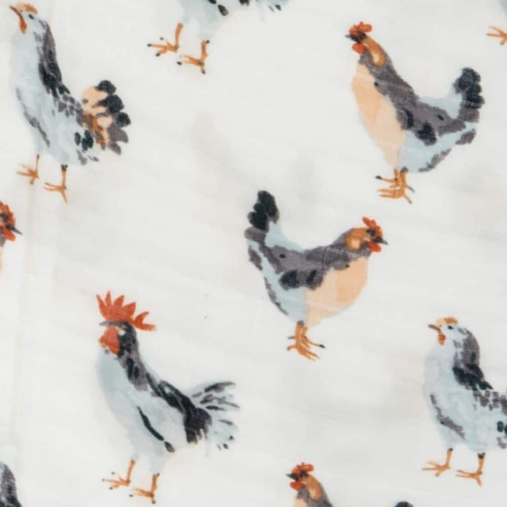 Swaddle blanket chickens
