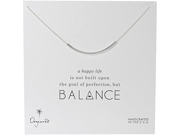 Silver Balance Bar Necklace