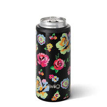 Load image into Gallery viewer, Fleur Noir Skinny Can Cooler (12oz)
