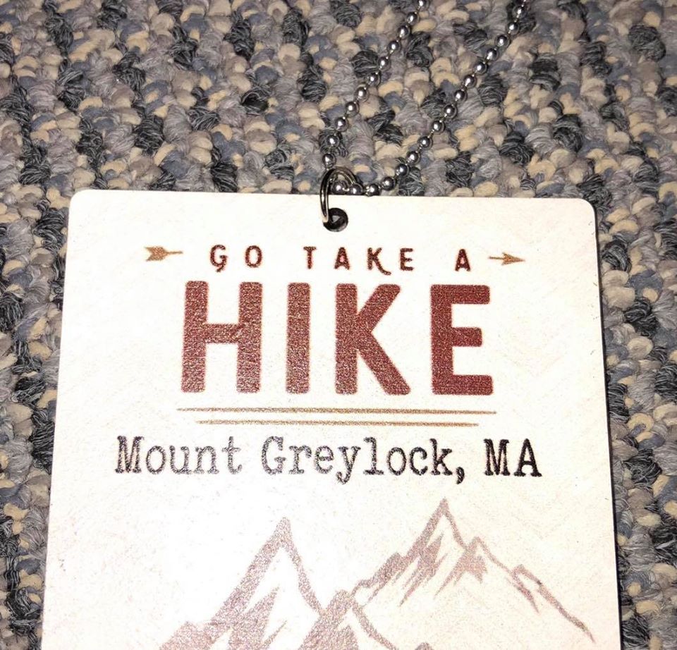 Car charm go take a hike Mt. Greylock