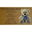 Multi-Color Giving Plush Teddy with Knit Scarf