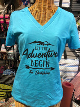 Load image into Gallery viewer, Adventure in The Berkshires V neck relaxed tee